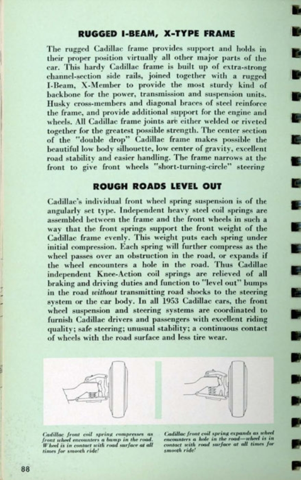 1953 Cadillac Salesmans Data Book Page 11